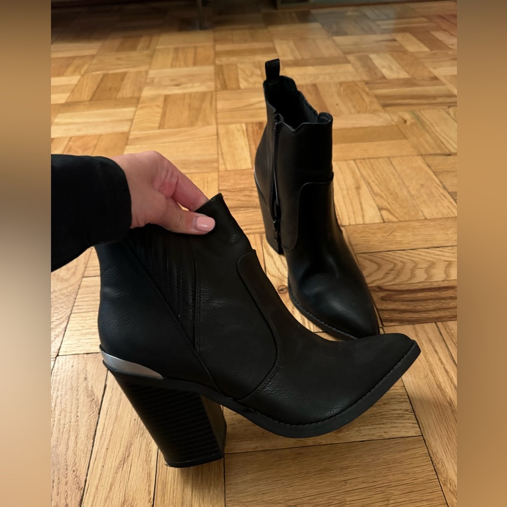 Black booties